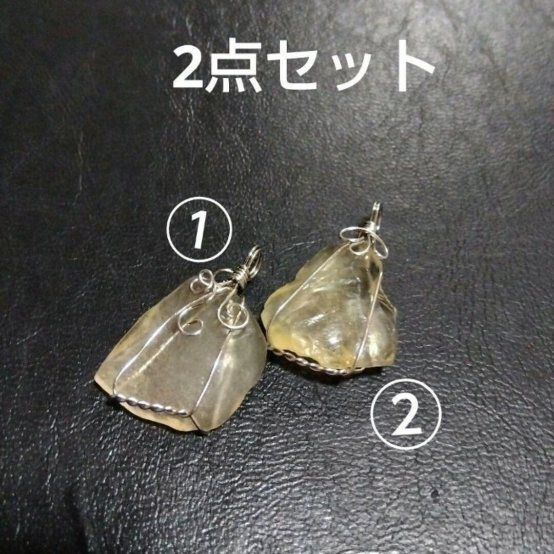 １つ????¥3980リビアン ミニ原石 ペントップ????２点セット A-2パワーストーン