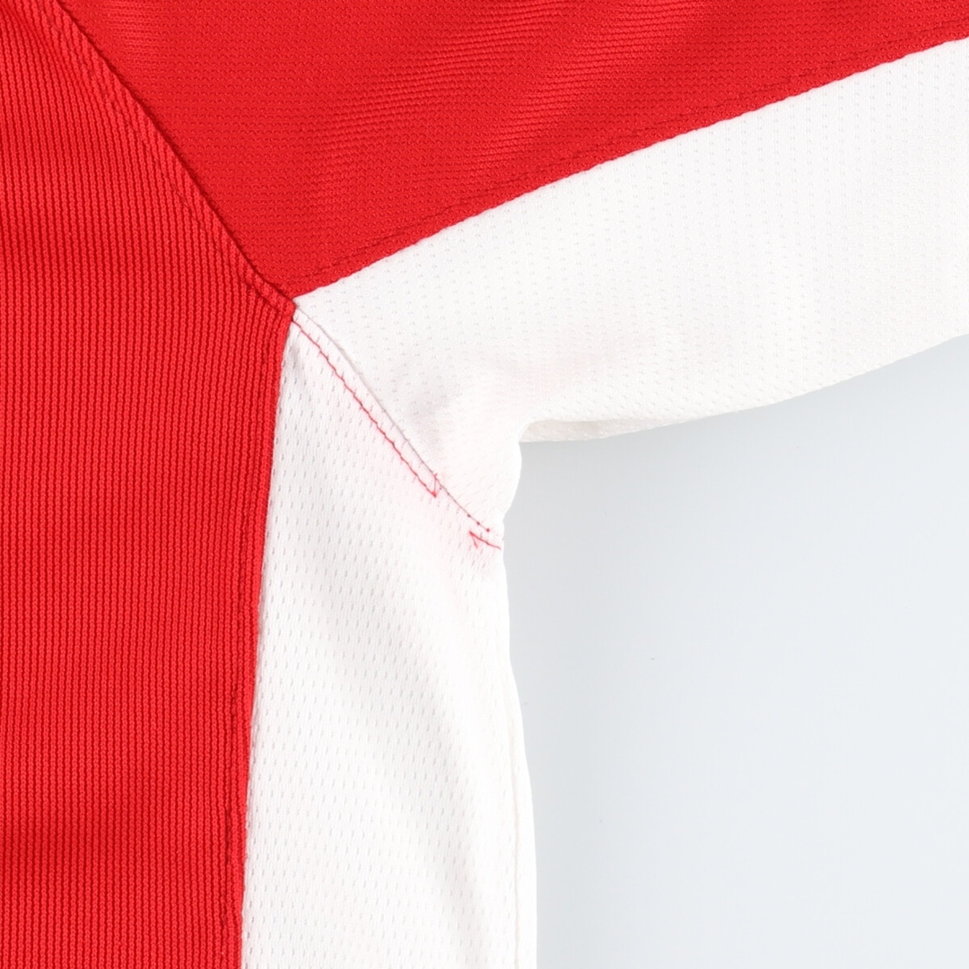 adidas(アディダス)の古着 アディダス adidas Vネック ゲームシャツ サッカーシャツ レディースM /eaa367762 メンズのトップス(Tシャツ/カットソー(半袖/袖なし))の商品写真