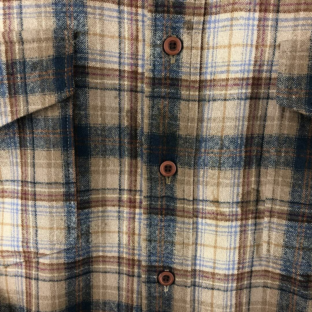 PENDLETON - 古着 70年代 ペンドルトン PENDLETON チェック柄 ウール