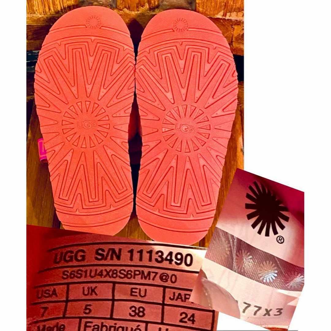 UGG(アグ)の✨激レア✨新品✨24⇒23.5～✨UGG✨ディスコ チェッカー✨厚底サンダル レディースの靴/シューズ(サンダル)の商品写真