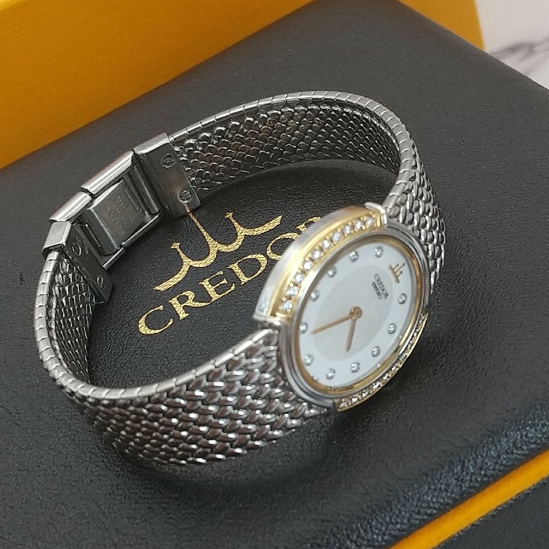 CREDOR - クレドール シグノGSWE940 美品 18KT 31Pダイヤ CREDOR - クレドール シグノGSWE940 美品 18KT 31Pダイヤ