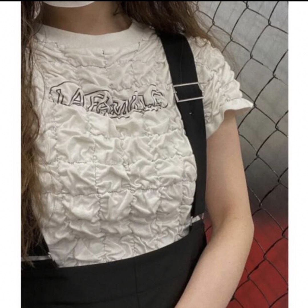 CITYSHOP(シティショップ)のSuper Yaya Maxi Crushed Tシャツ ポップコーン レディースのトップス(カットソー(半袖/袖なし))の商品写真