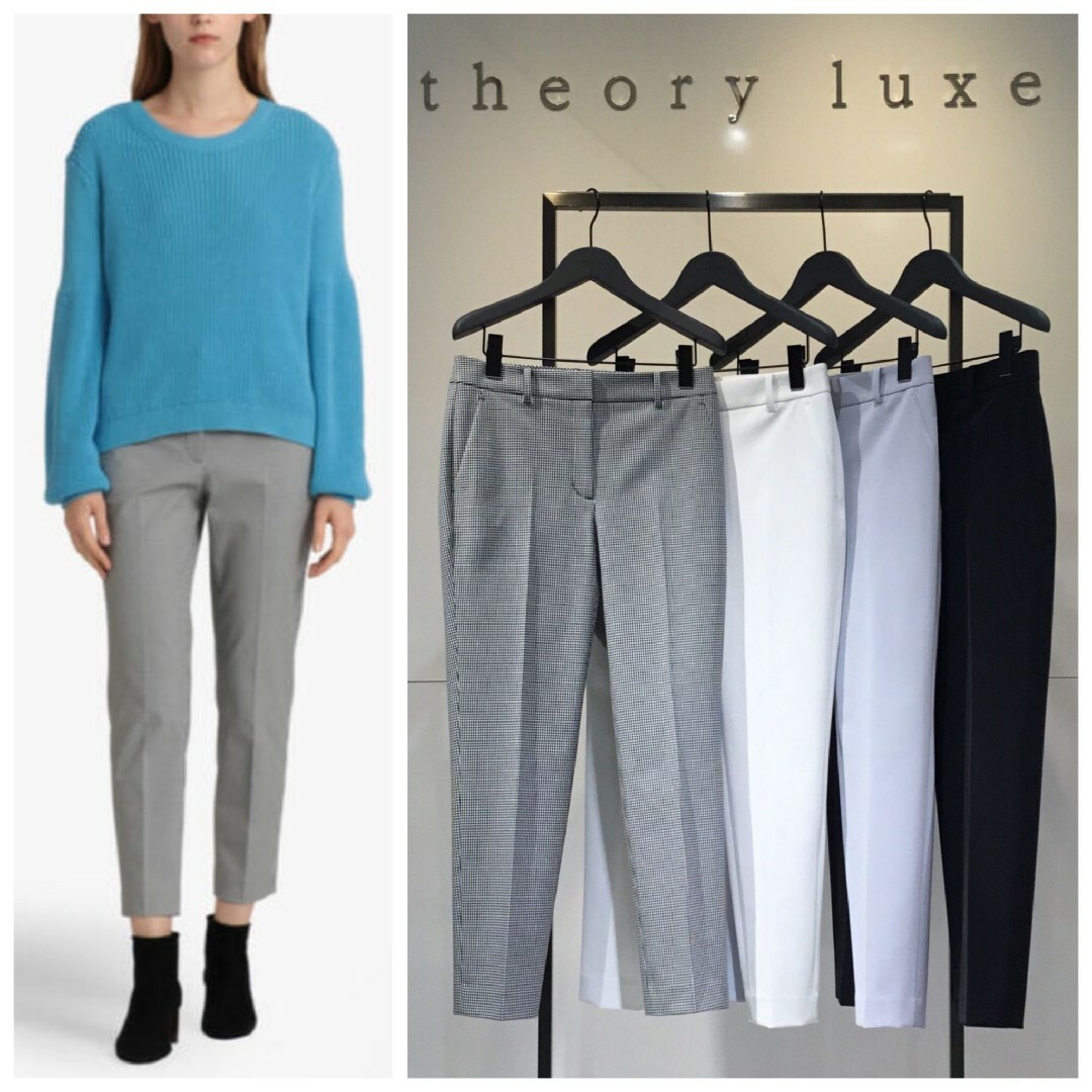 theoryluxe セオリーリュクス L クロップドパンツ グレー オフィス