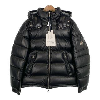 モンクレール(MONCLER)のモンクレール 19/20AW ラムレザー ダウンジャケット ブラック(ダウンジャケット)