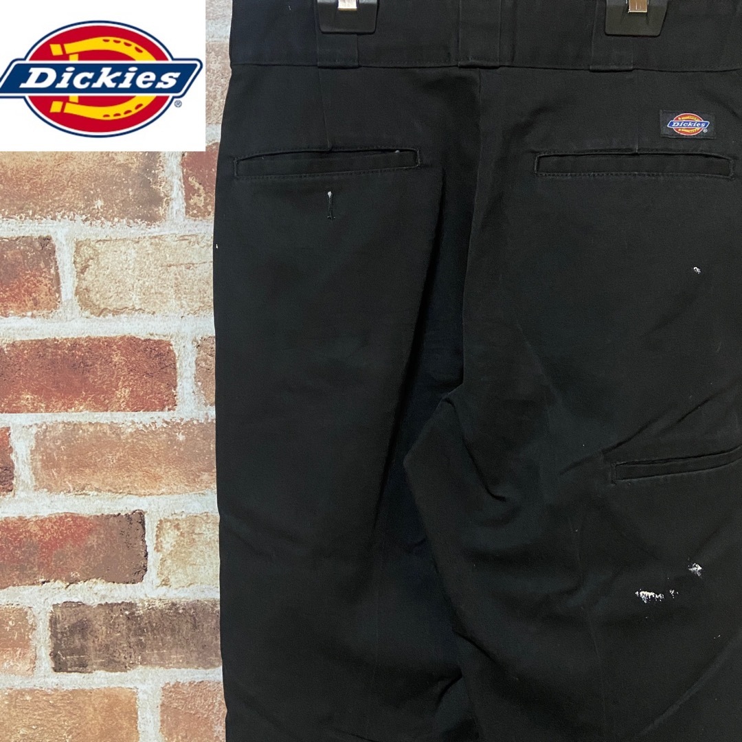 Dickies(ディッキーズ)のM40 Dickies ワークパンツ 古着 ブラックパンツ スラックス メンズのパンツ(ワークパンツ/カーゴパンツ)の商品写真