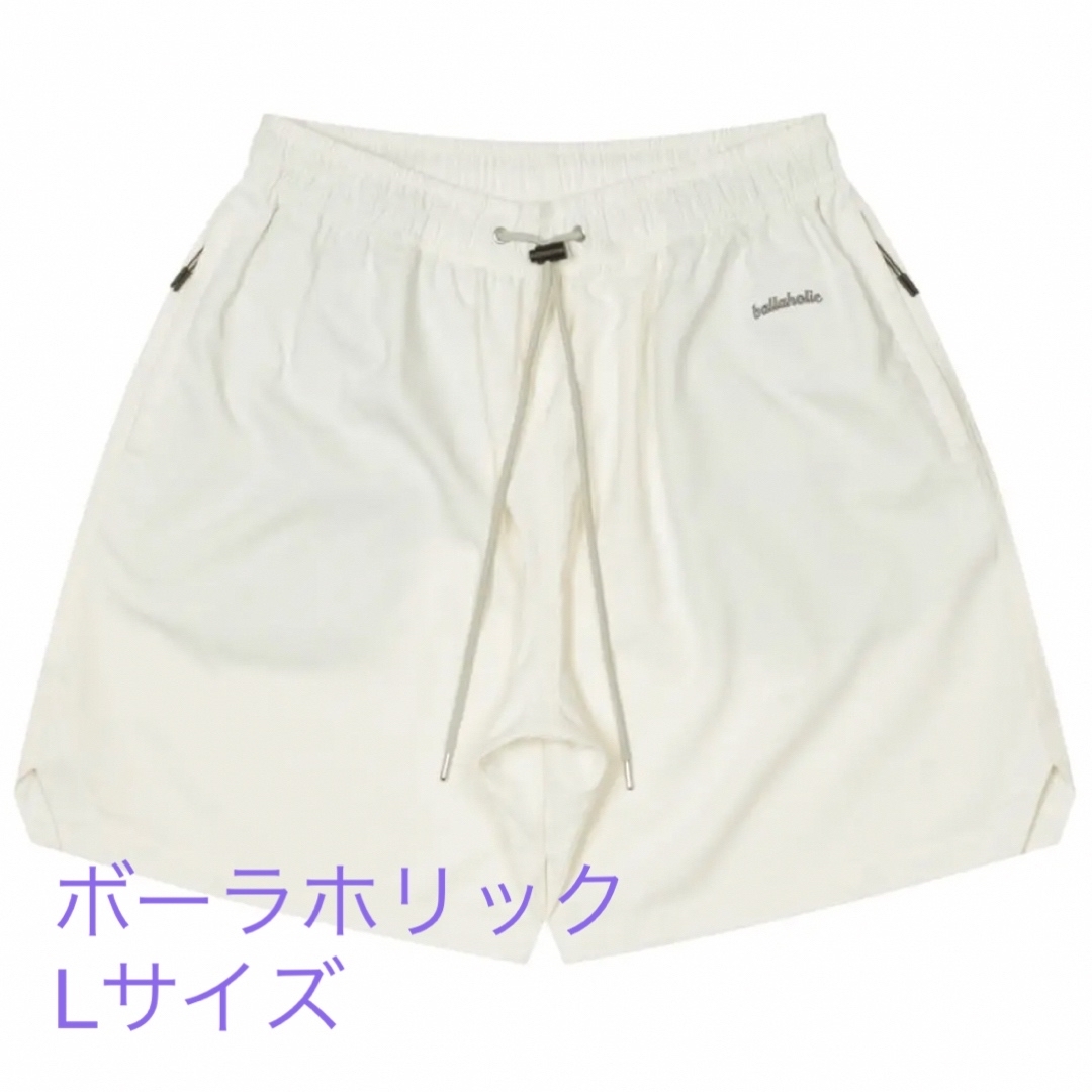 ballaholic - 【新品】Logo Anywhere Zip Shorts (off white)の通販 by