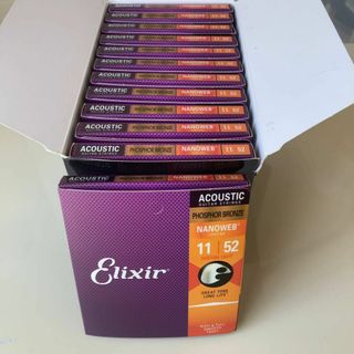 Elixir エリクサー アコースティック弦 11/52 弦 12個セット