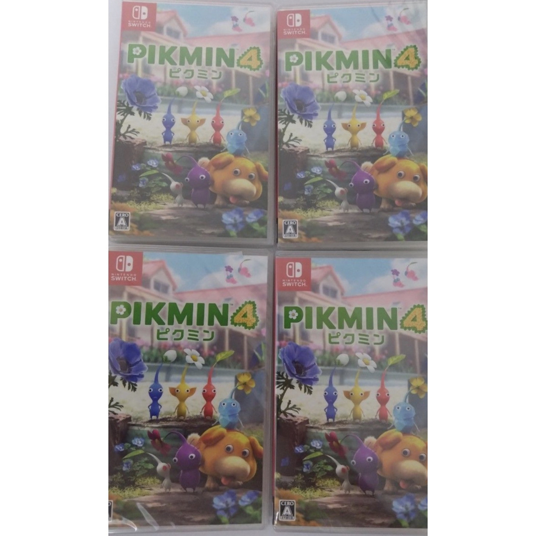 Nintendo Switch - ピクミン4 4本セットの通販 by らくまっぐ