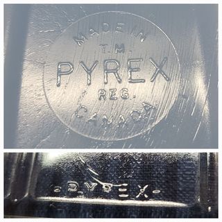 Pyrex - オールドパイレックス カナダ デルファイトブルー レフリジ