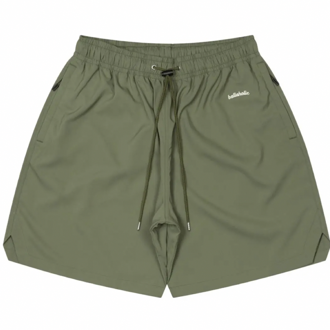 ballaholic - 【新品】Logo Anywhere Zip Shorts (olive)の通販 by Re