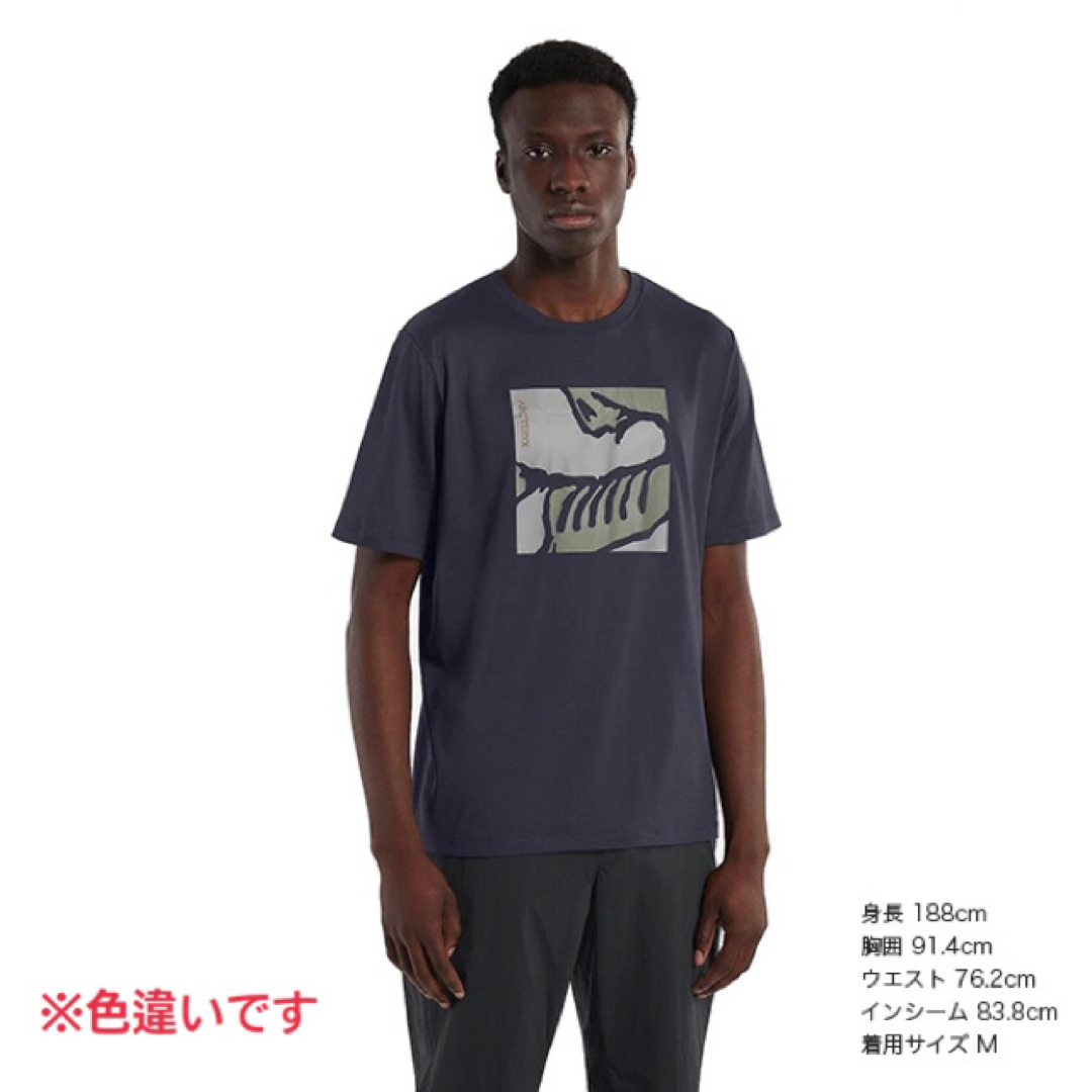 ARC'TERYX(アークテリクス)のARC'TERYX Skeletile SS T-Shirt Men's  白M メンズのトップス(Tシャツ/カットソー(半袖/袖なし))の商品写真