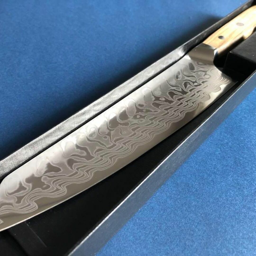 V金10号67層ダマスカス牛刀210mm オリーブウッド柄 | dentistnasik.com