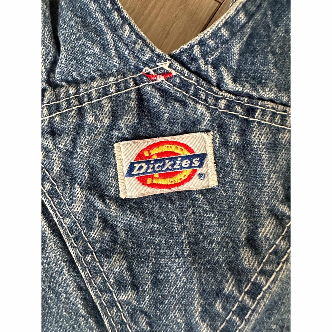 Dickies(ディッキーズ)のアメリカ購入ディッキーズ古着オーバーオール2Tヴィンテージ  オシュコシュ90 キッズ/ベビー/マタニティのキッズ服女の子用(90cm~)(パンツ/スパッツ)の商品写真