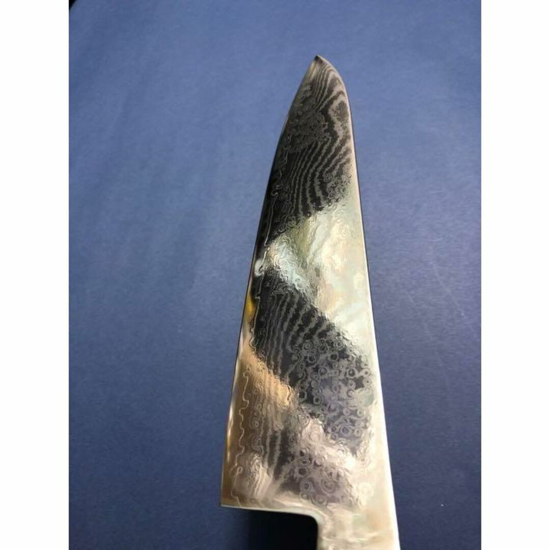 S35VN粉末鋼 67層ダマスカス 牛刀包丁 パッカウッド柄 210mm