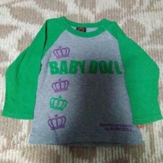 ベビードール(BABYDOLL)の子ども服  Baby  DOLL  長袖 Tシャツ  80cm(Ｔシャツ)