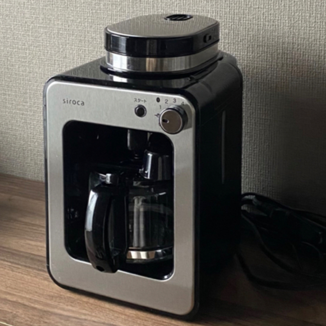 siroca シロカ 全自動コーヒーメーカー SC-A221 スマホ/家電/カメラの調理家電(コーヒーメーカー)の商品写真