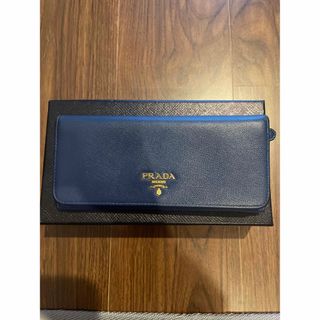 プラダ(PRADA)のPRADA プラダ 財布 ネイビー(財布)