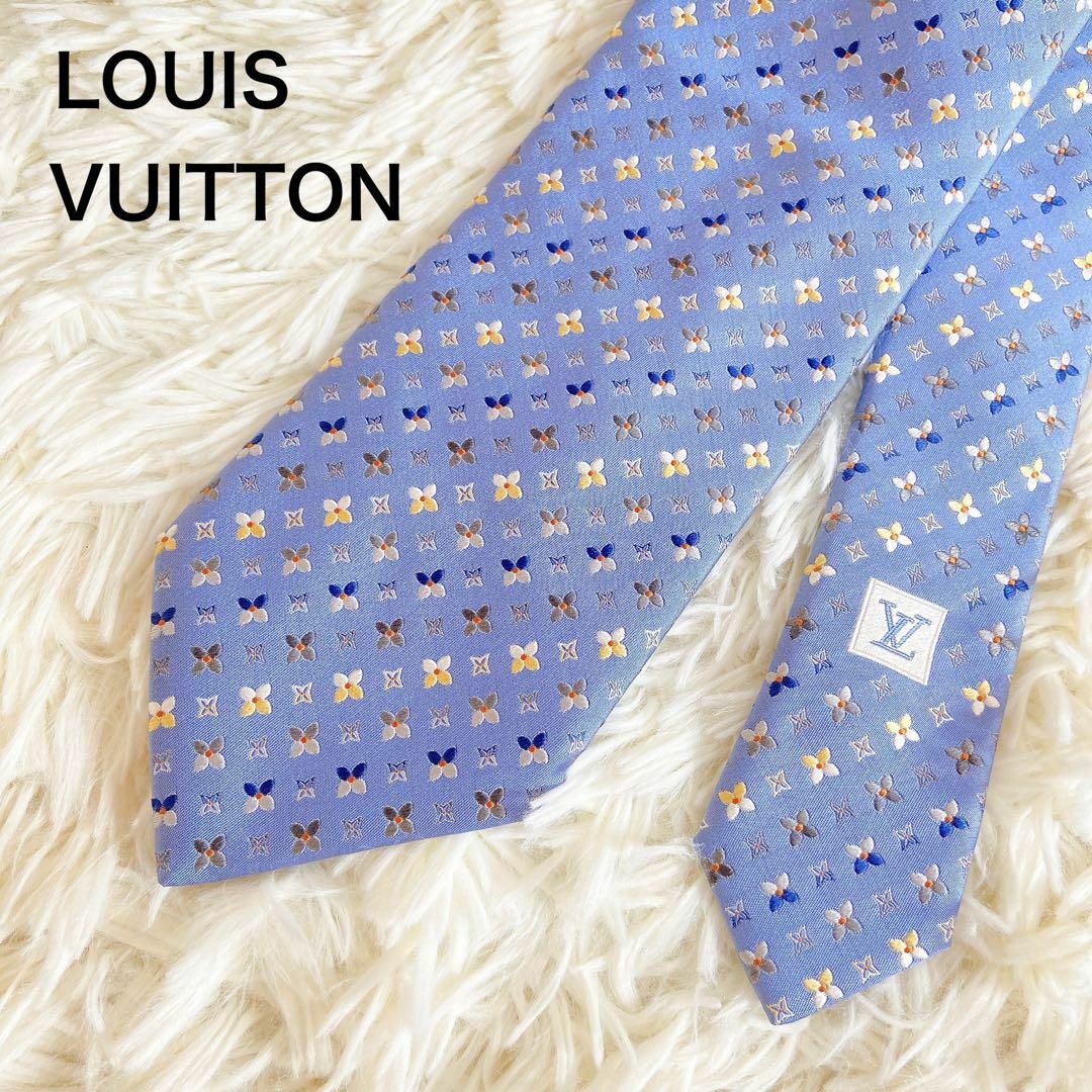 LOUIS VUITTON - 極美品☆LOUIS VUITTON ルイヴィトン ネクタイ シルク