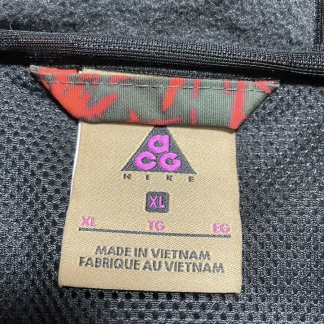 【中古美品・希少】NIKE ACG 総柄アノラック マウンテンパーカー XL