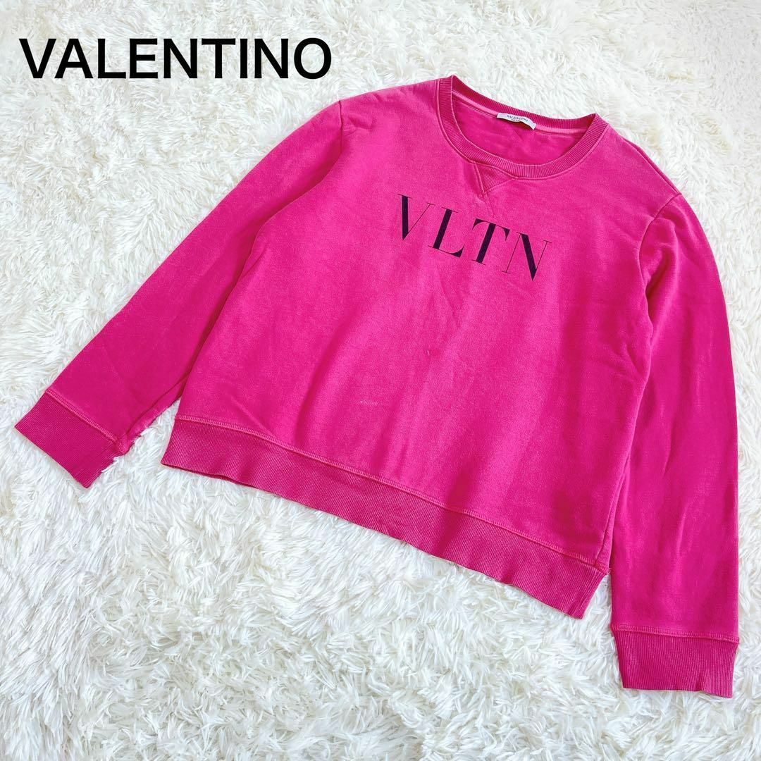 valentino 18aw vltn print トレーナー