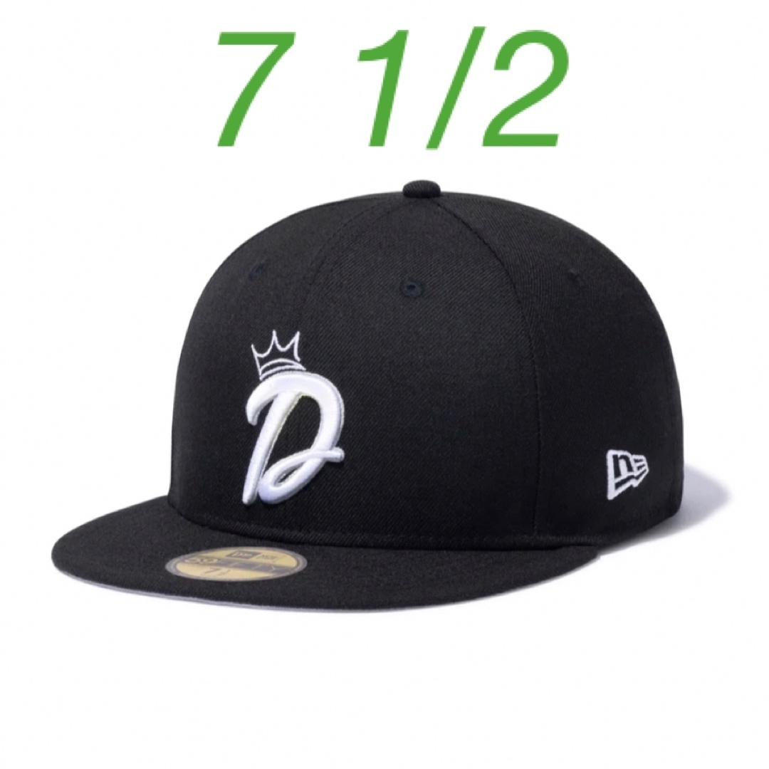 dogear records x new era キャップ　ブラック　7 1/2