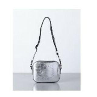 ステラマッカートニー(Stella McCartney)のSTELLA McCARTNEYロゴ カメラバッグ SILVER(ショルダーバッグ)