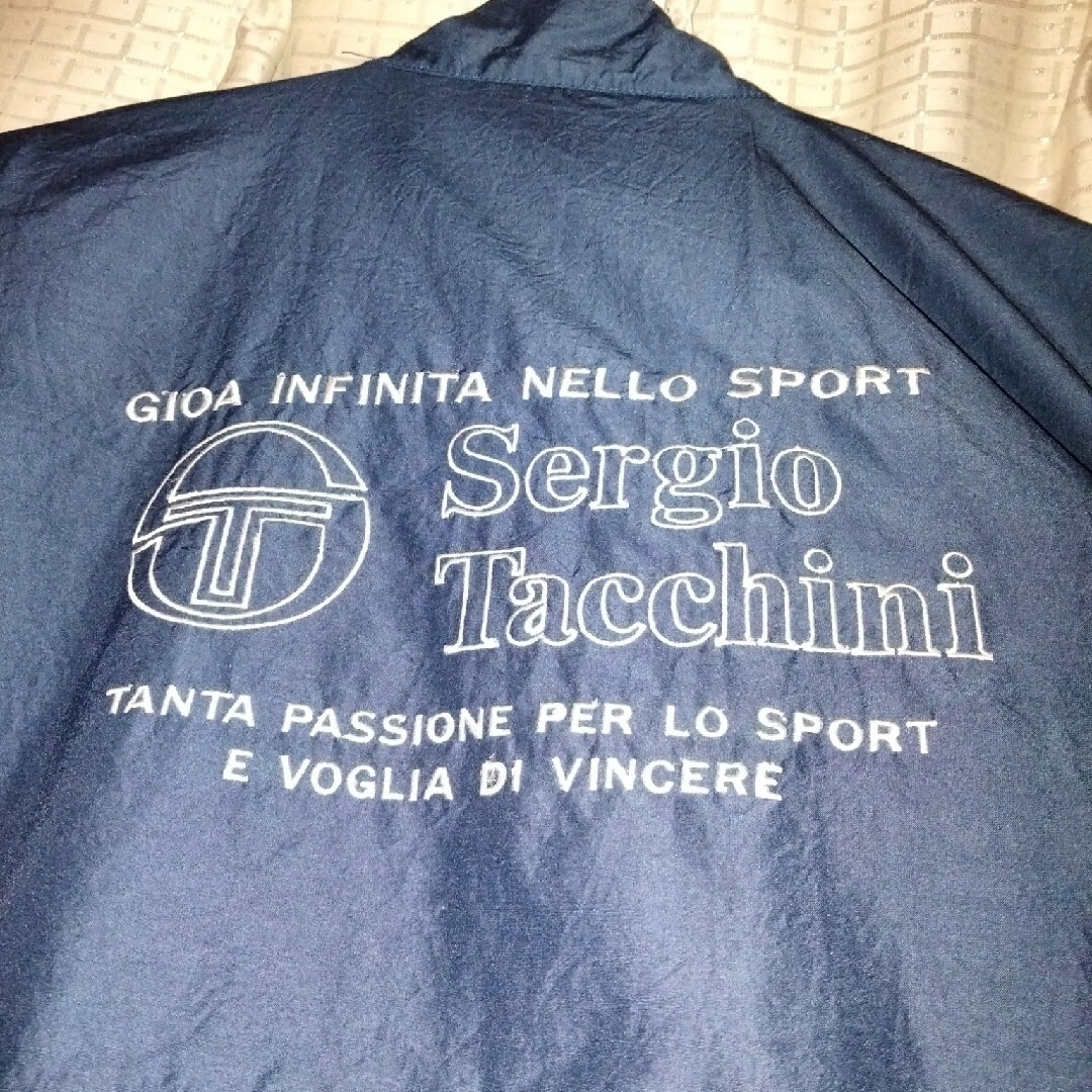 Sergio Tacchini(セルジオタッキーニ)の【Sergio Tacchini】00s　ロゴ刺繍ジャケット メンズのジャケット/アウター(ナイロンジャケット)の商品写真