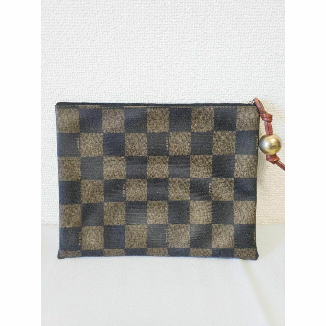 クリアランス最安 FENDI フェンディ クラッチバッグ ペカン柄 クラッチ