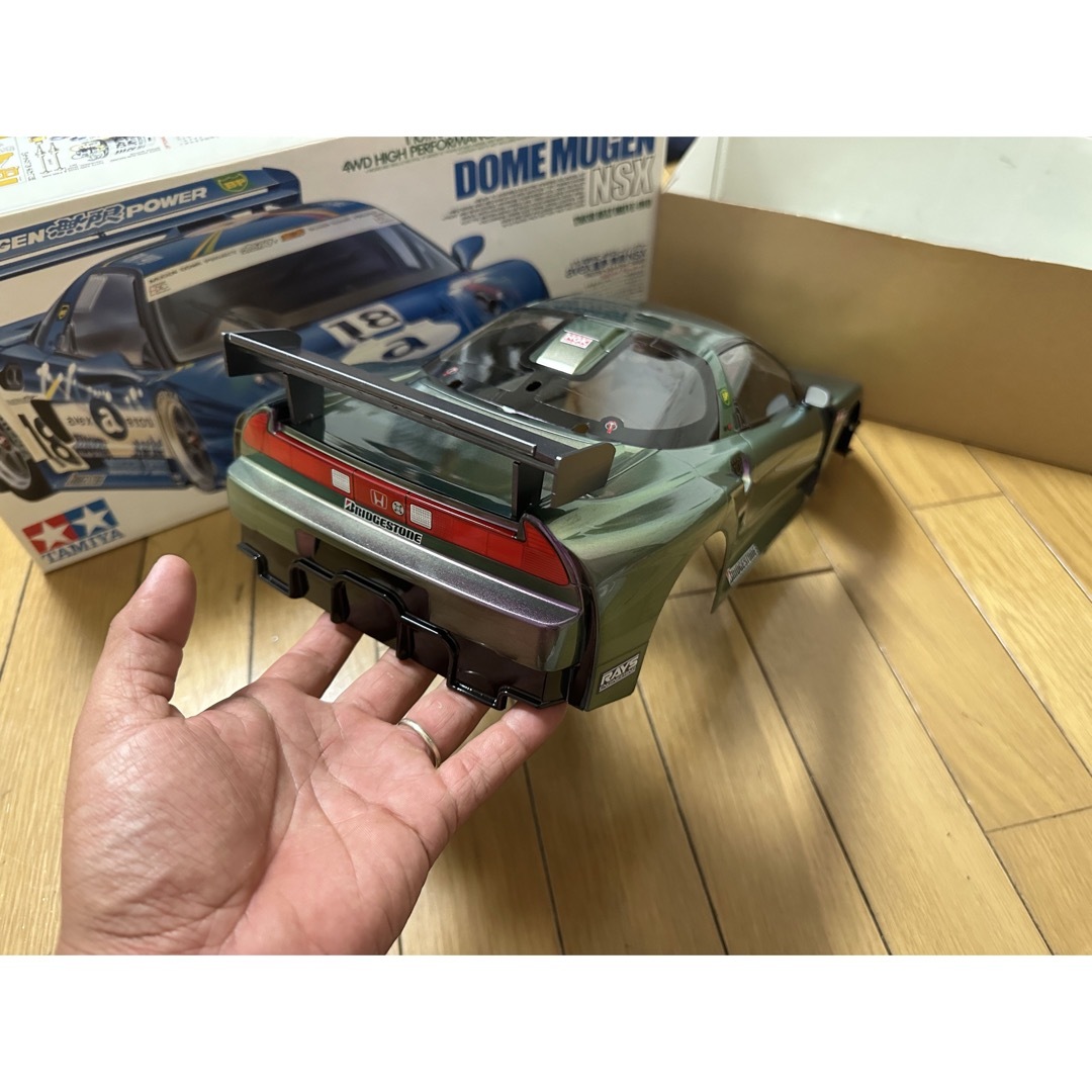 絶版 タミヤ RC 1/10 avex 童夢 NSX  ボディー エンタメ/ホビーのおもちゃ/ぬいぐるみ(ホビーラジコン)の商品写真