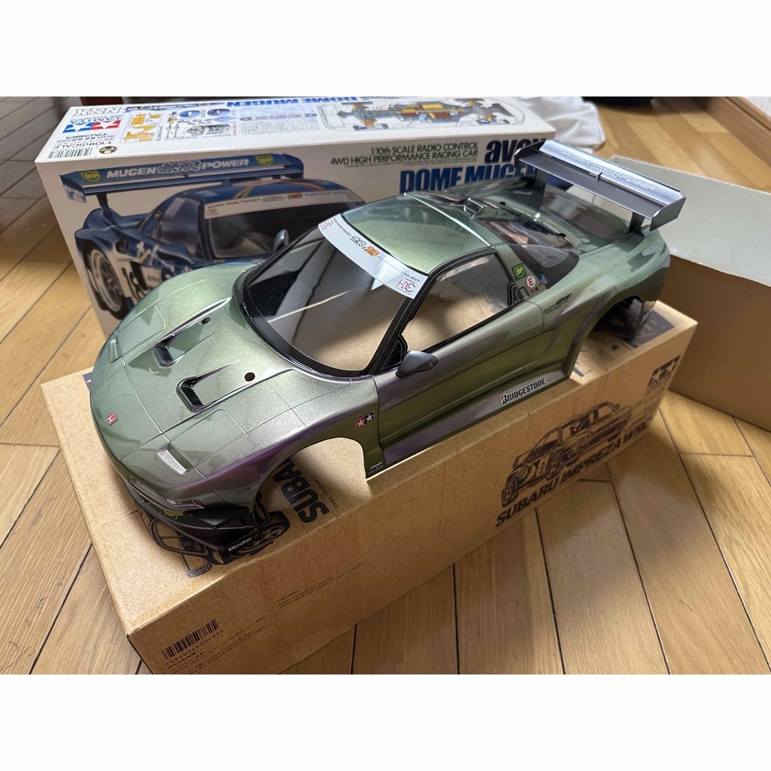 絶版 タミヤ RC 1/10 avex 童夢 NSX ボディー