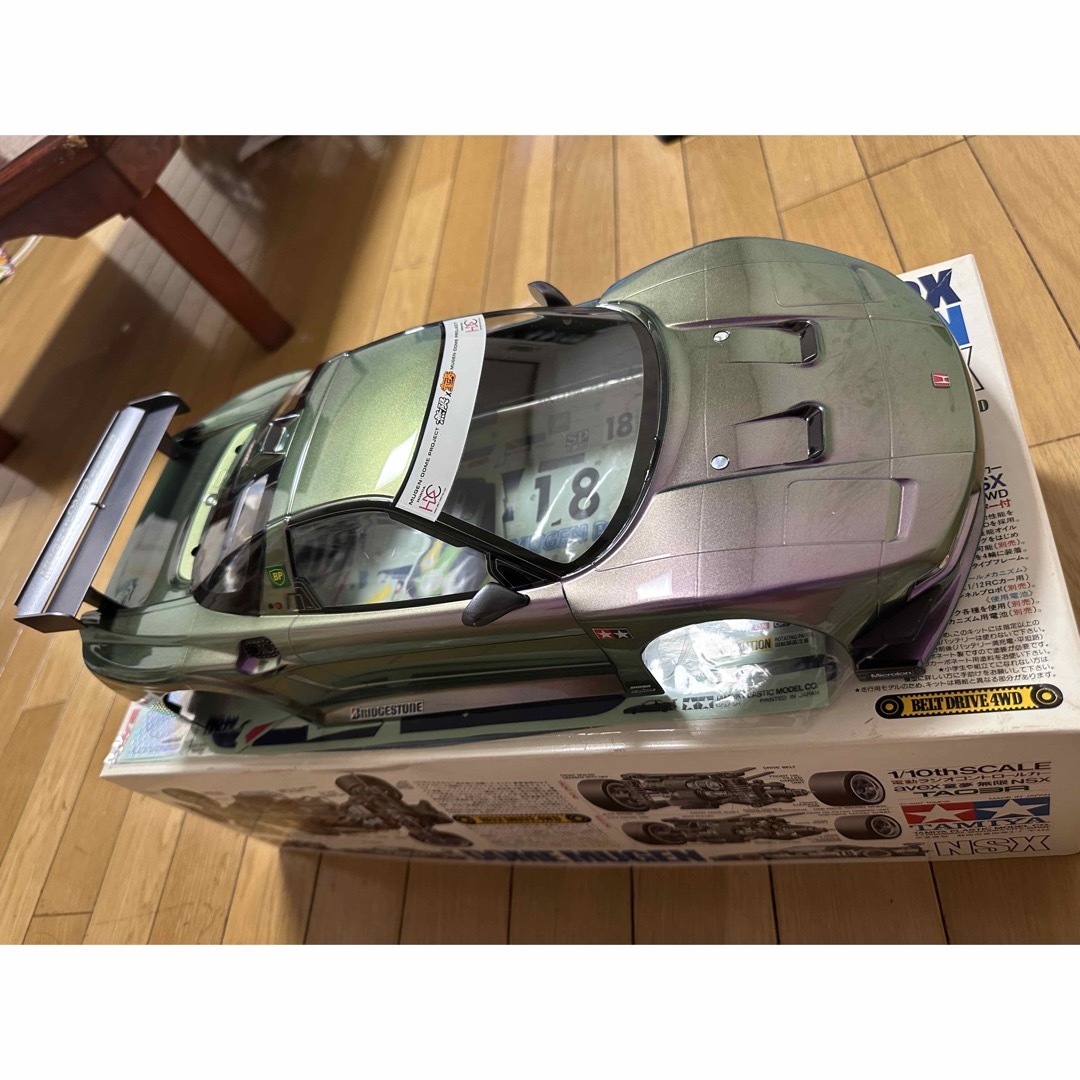 絶版 タミヤ RC 1/10 avex 童夢 NSX  ボディー エンタメ/ホビーのおもちゃ/ぬいぐるみ(ホビーラジコン)の商品写真