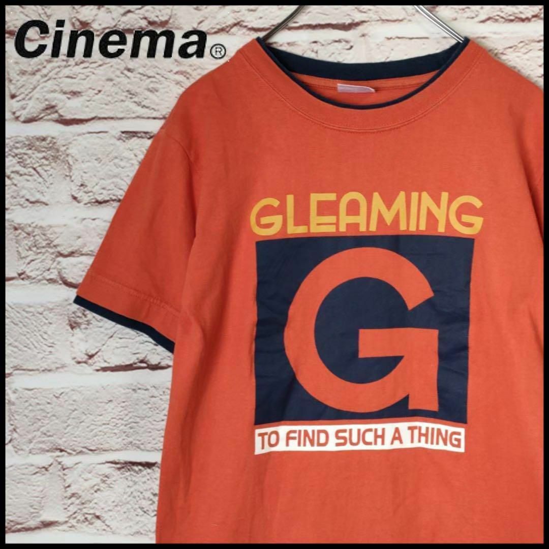 cinema　シネマ　　トップス　Tシャツ　バックプリント　ロゴ メンズのトップス(Tシャツ/カットソー(半袖/袖なし))の商品写真