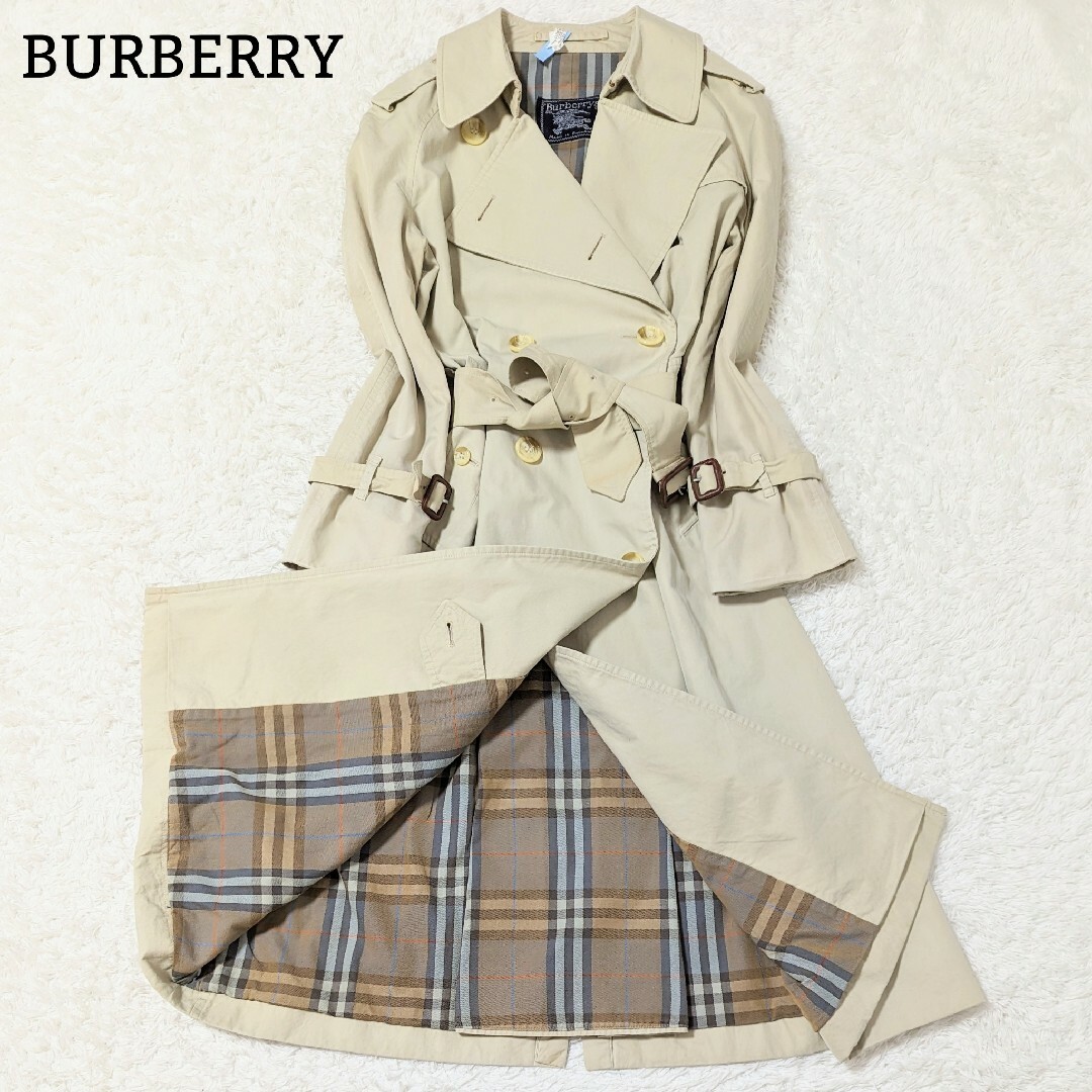 BURBERRY - バーバリー トレンチコート ベルト付 ロング丈 ノバ ...