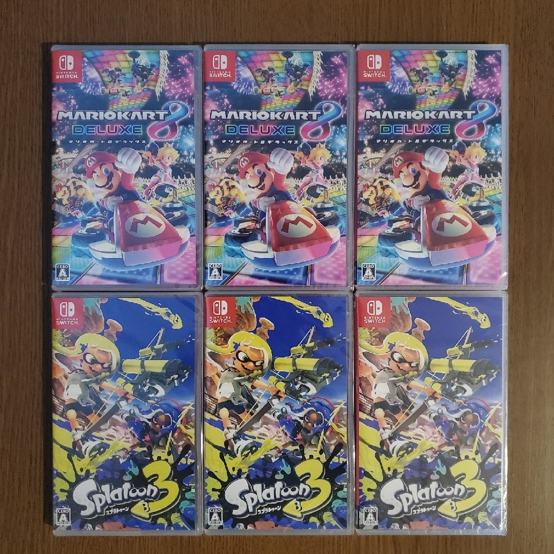 【新品・未開封】マリオカート8 デラックス & スプラトゥーン3 Switchエンタメ/ホビー