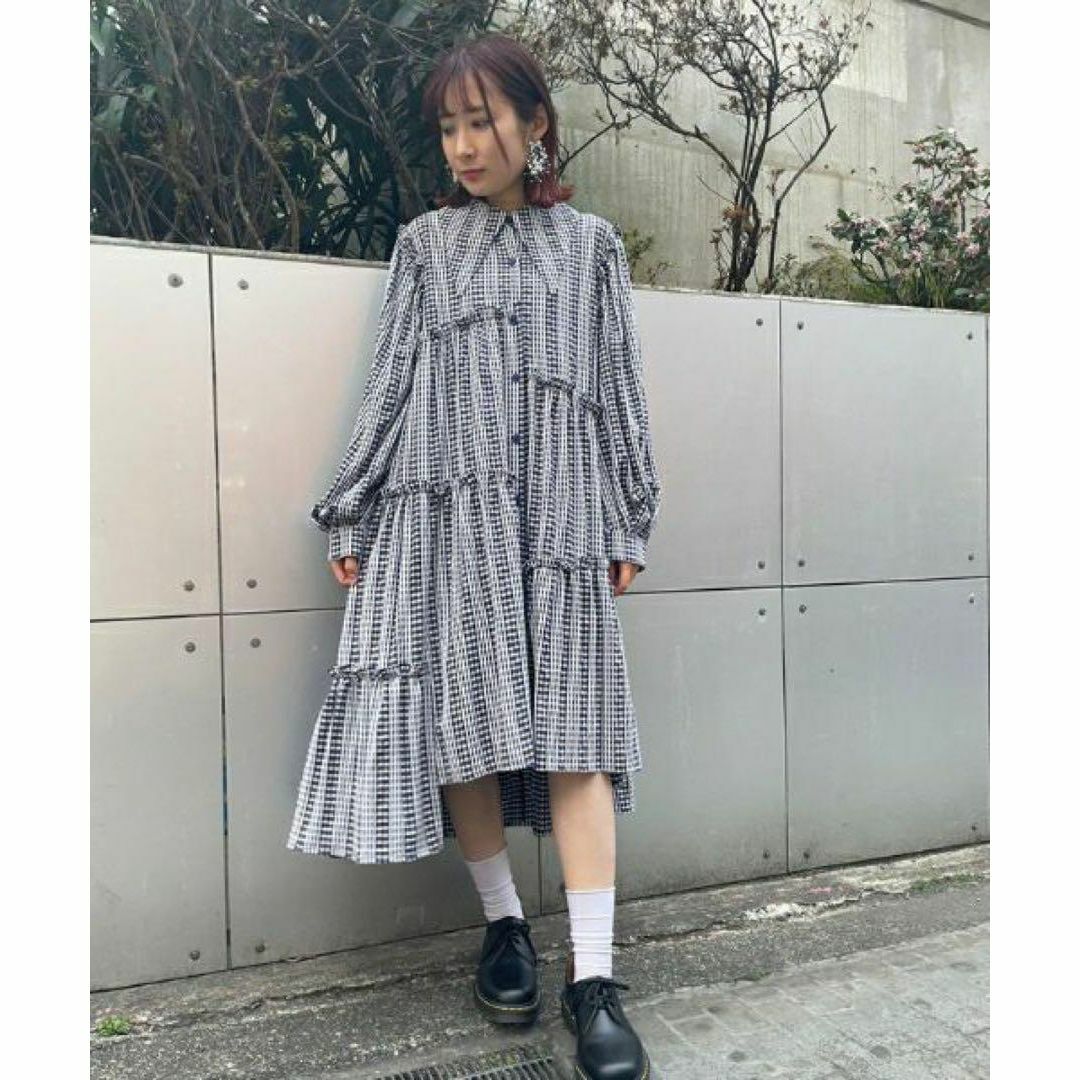 Candy Stripper - candy stripper WEEKEND STRIPE SHIRTワンピースの