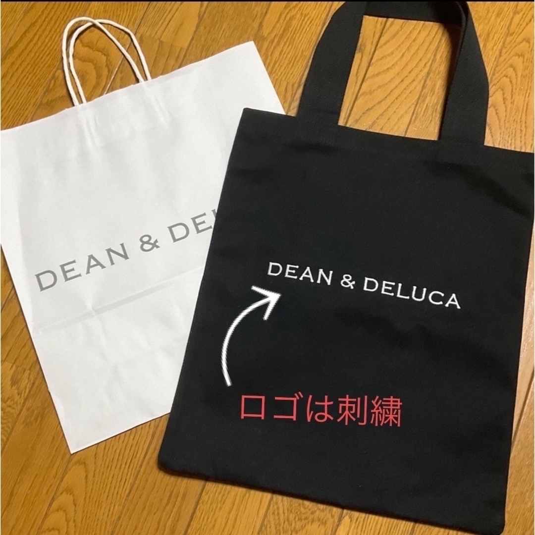 DEAN & DELUCA - DEAN&DELUCA コットンツイル トートバッグ Black 20 ...