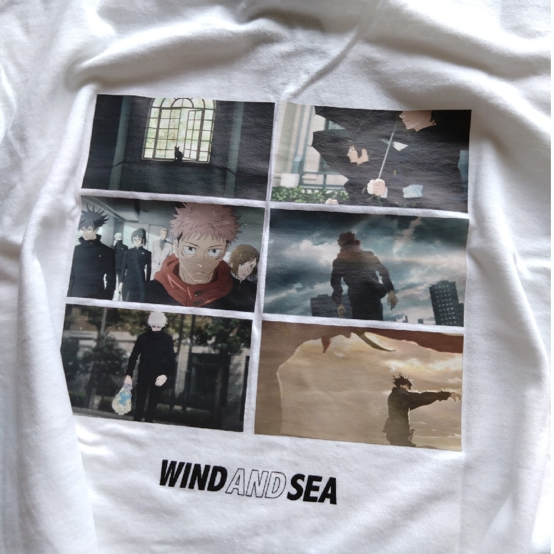 新品・呪術廻戦 x WIND AND SEA　長Tシャツ