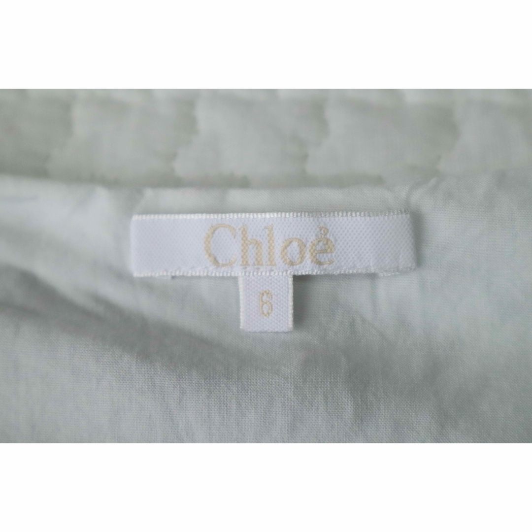 Chloe(クロエ)のChloe クロエ　花柄　ペイズリー　ブラウスチュニック　6y 115cm キッズ/ベビー/マタニティのキッズ服女の子用(90cm~)(ブラウス)の商品写真