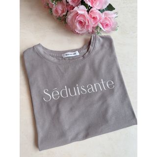 エヌナチュラルビューティーベーシック(N.Natural beauty basic)の美品♡ナチュラルビューティーベーシック　Tシャツトップス♡秋ニュアンスカラー(カットソー(半袖/袖なし))