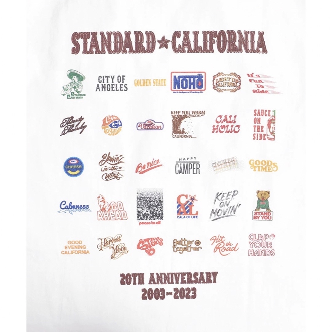 SD 20th Anniversary Logo T スタンダードカリフォルニア 4