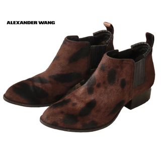 アレキサンダーワン(Alexander Wang)の【希少】Alexander Wang ハラコ素材 38 サイドゴアブーツ(ブーツ)