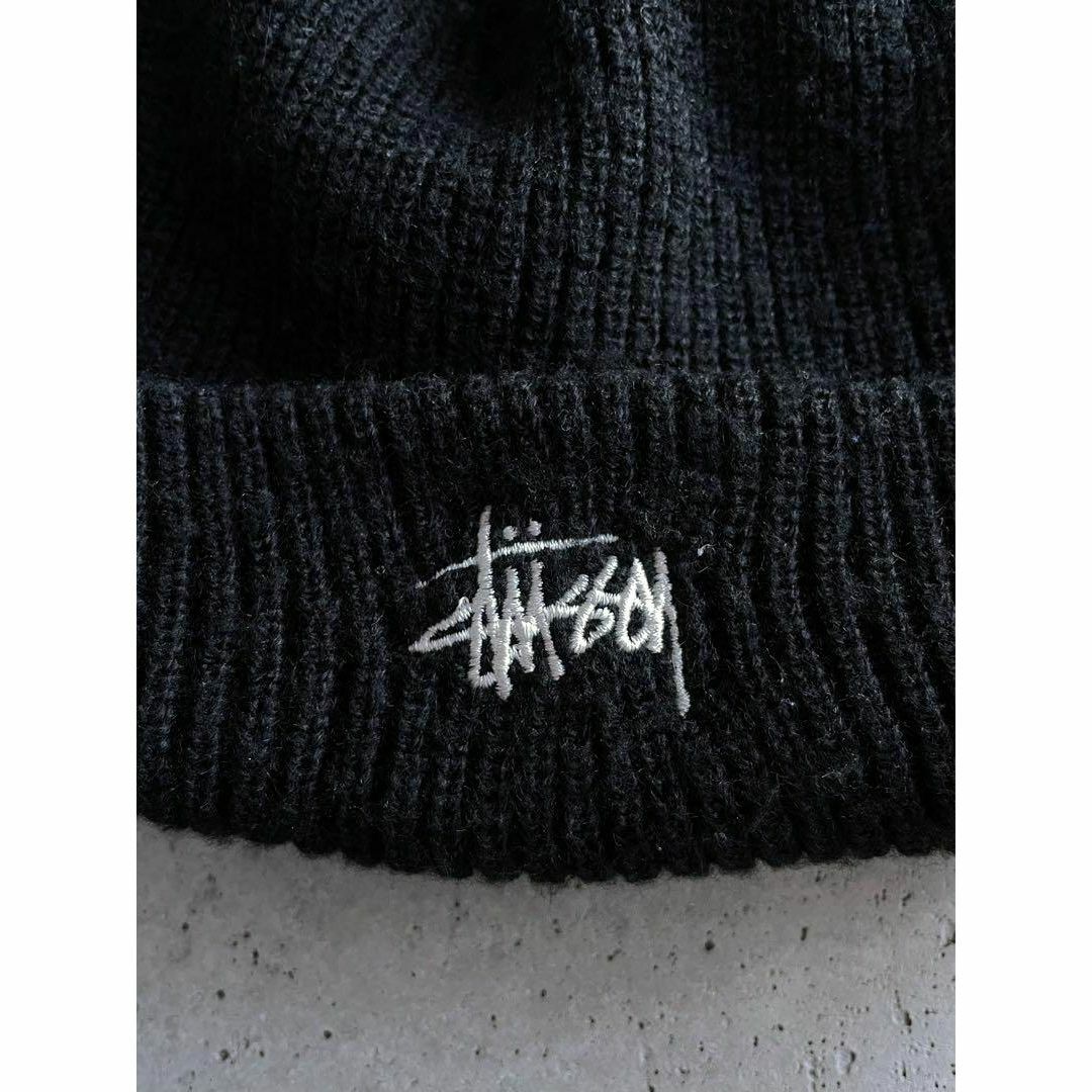 STUSSY - STUSSY ステューシー ストックロゴ ニット キャップ ビーニー