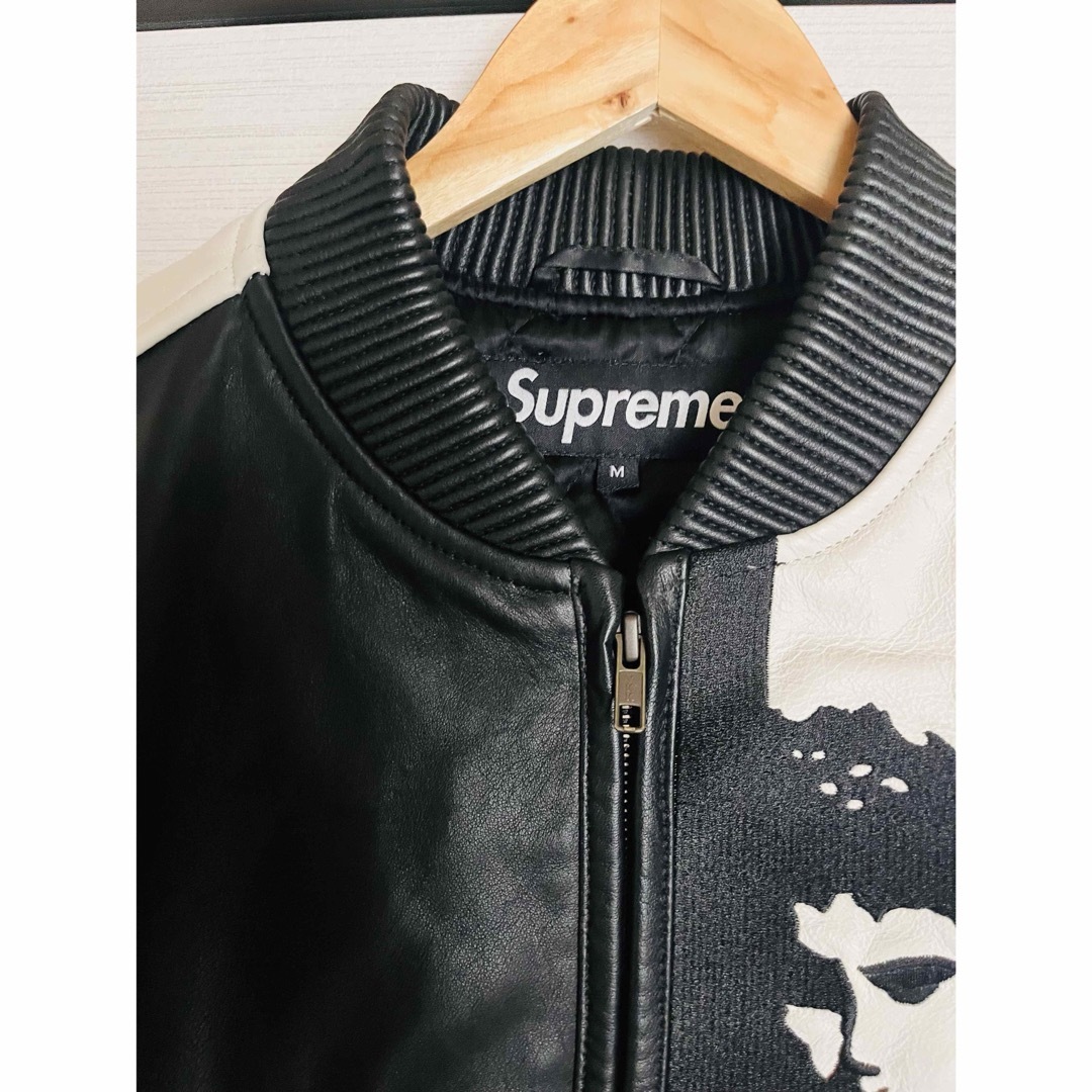 Supreme - supreme Scarface Leather Jacket 黒 Mサイズの通販 Supreme - supreme Scarface Leather Jacket 黒 Mサイズの通販