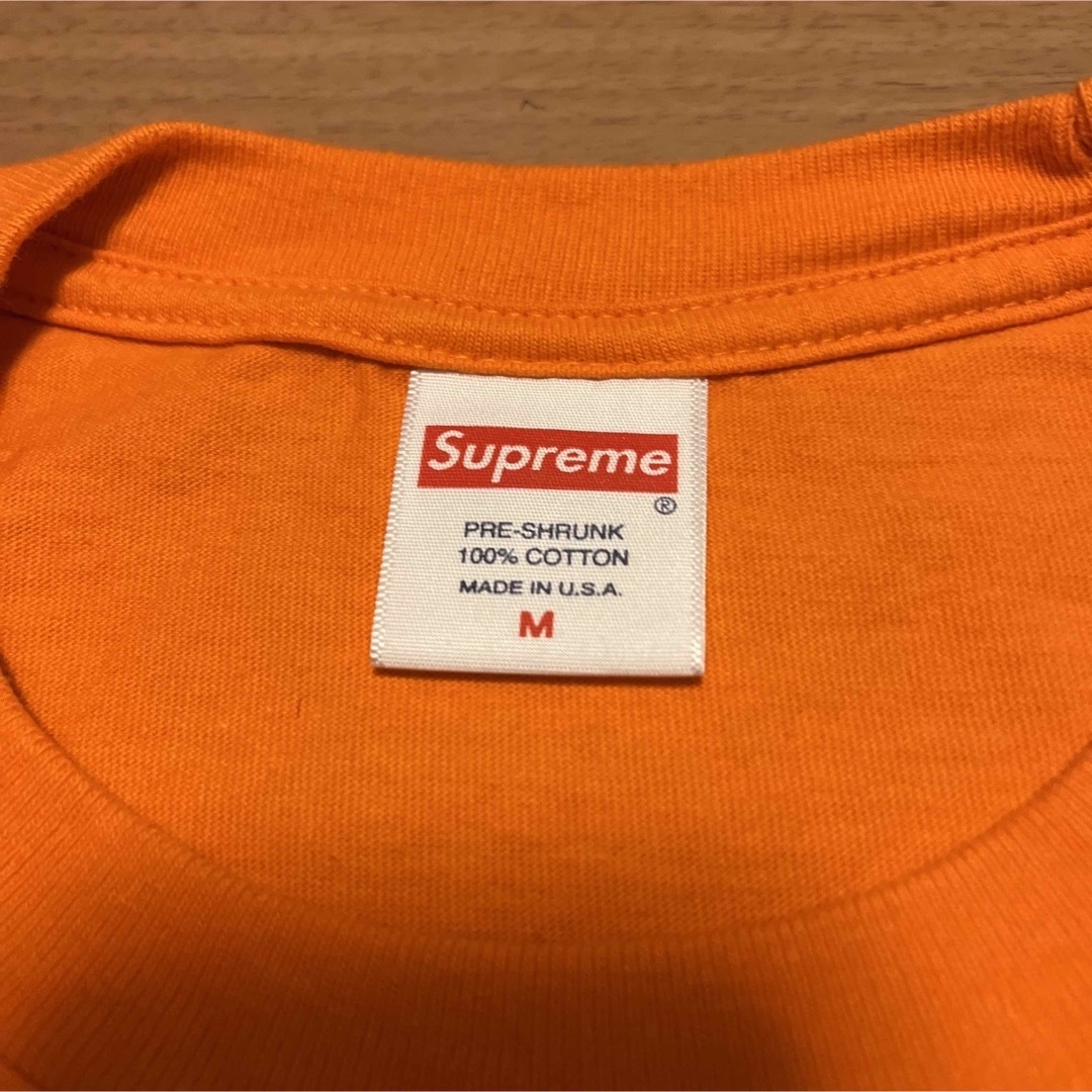 Supreme 20FW Verify Tee オレンジ Mサイズ