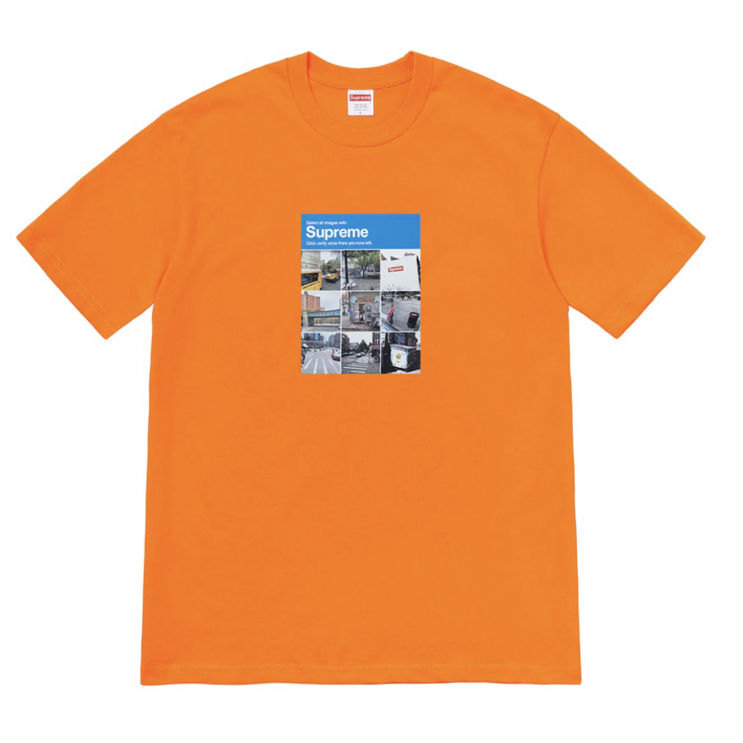 Supreme 20FW Verify Tee オレンジ Mサイズ