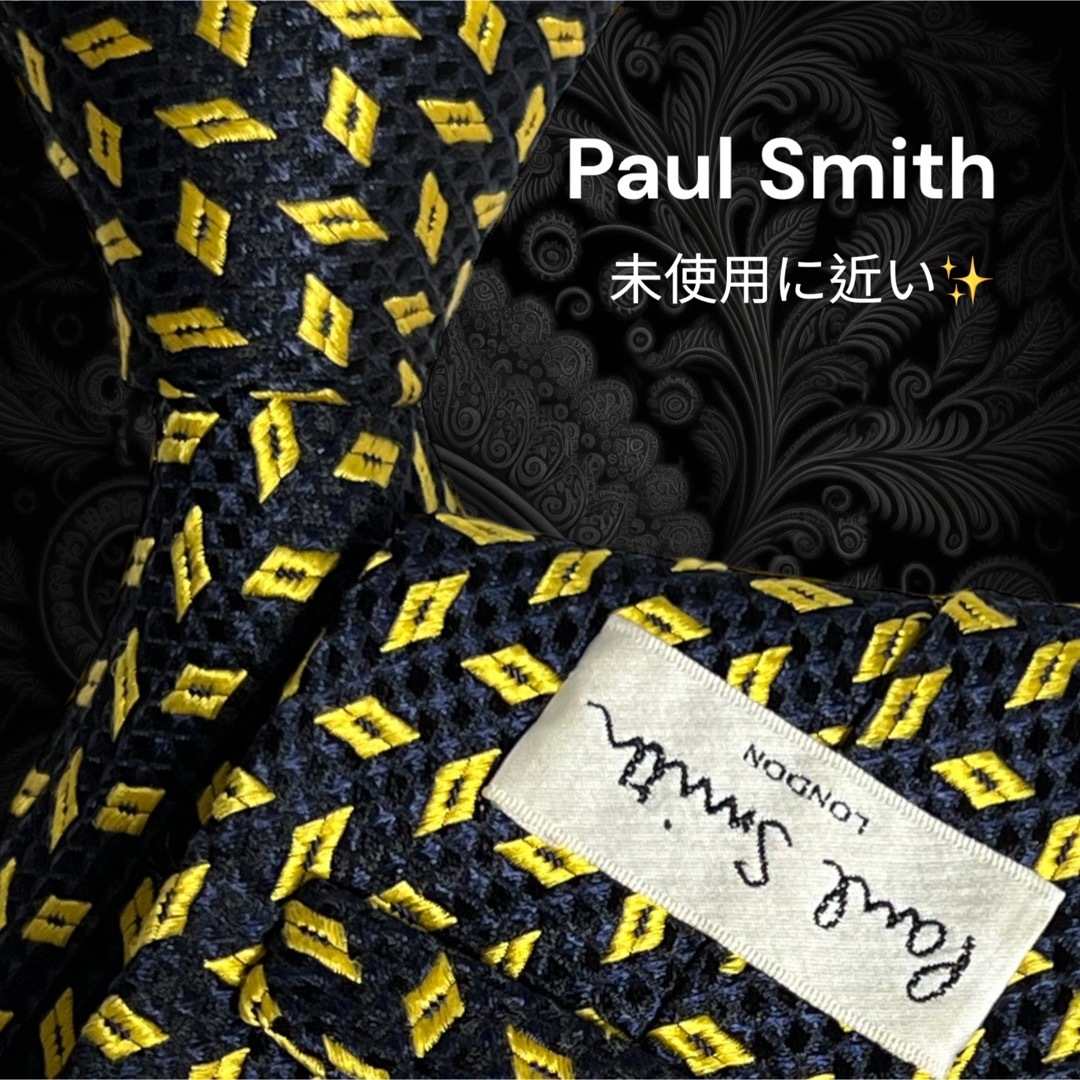 新品未使用　paul smith ポールスミス 総柄ネクタイ