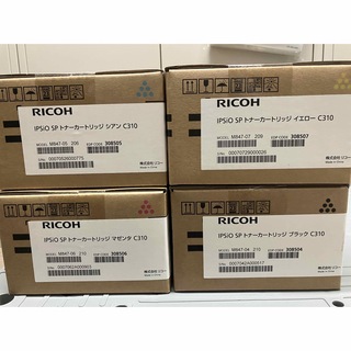 リコー(RICOH)のRICOH 純正トナーカートリッジ　C310 4色セット(オフィス用品一般)