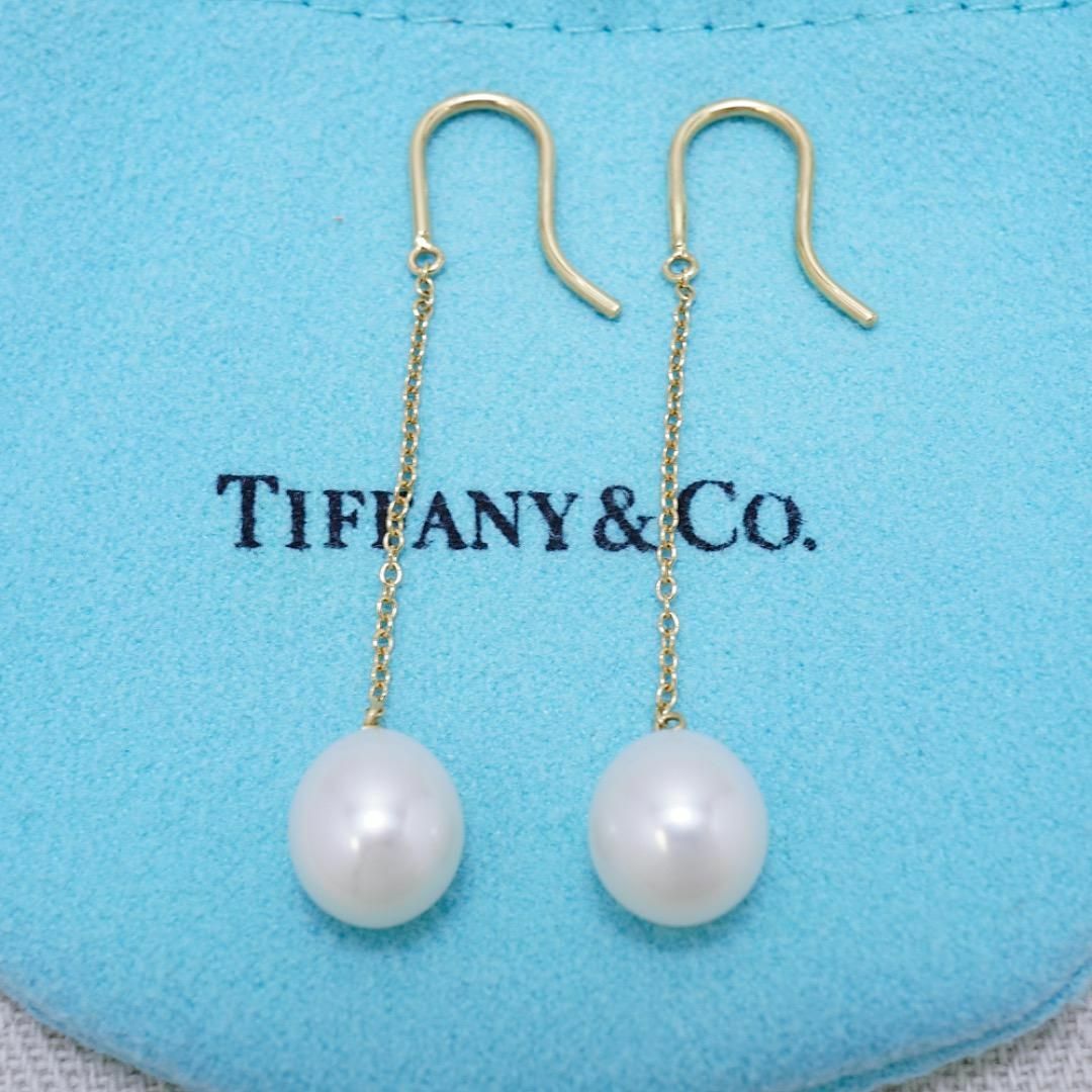 TIFFANY&Co. バイザヤード ピアス Au750 パール