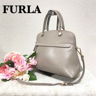 フルラ(Furla)の【未使用に近い】 FURLA パイパー Mサイズ 2way サッビア ショルダー(ハンドバッグ)