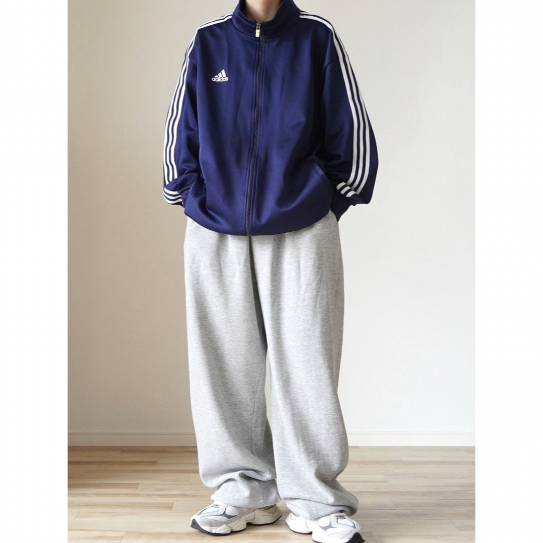 00s adidas アディダス　トラックパンツ　ジャージ　ドローコード　Y2K